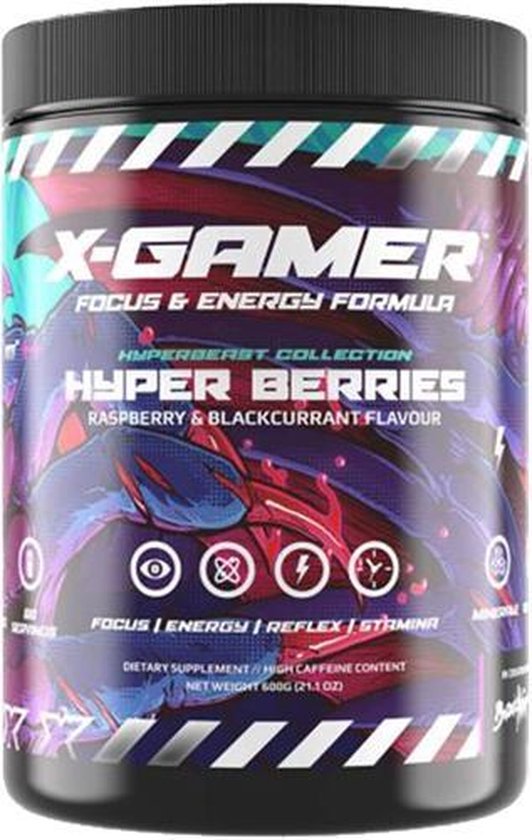 XGamer Hyper Berries Flavour Energy Drink 60 Serving