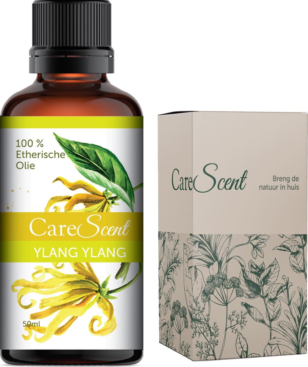 Goedkoopste CareScent Ylang Ylang Olie (Eerste Graads) - Etherisch - Aromatherapie - Essentiële Olie - Geur Aroma Diffuser - 50 ml