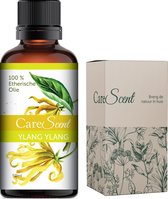 CareScent Ylang Ylang Olie 50ml (Eerste Graads) | Etherische Olie | Essentiële Olie | Geur Olie | Aroma Olie | Aroma Diffuser Olie