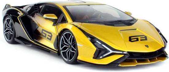 Lamborgini Sien (Oranje/ Wit) 1/18 burago