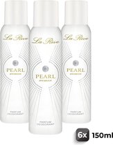 La Rive Deo Pearl for Woman - Voordeelverpakking 6 Stuks