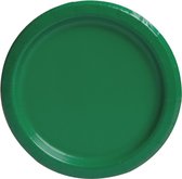 Unique Feestborden Donkergroen 17,7 Cm 8 Stuks