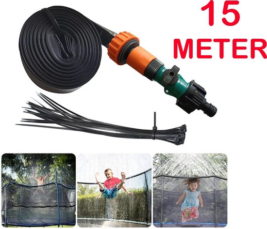 go2goshop Trampoline - 15m - trampoline sproeier - Waterspel - Speelgoed water - Go2Goshop