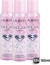 La Rive Deo Dream For Woman - Voordeelverpakking 12  Stuks
