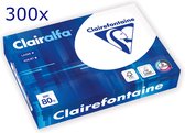 300x riem à 500 vel A4 kopieerpapier printpapier 80g Clairefontaine witheid CIE170