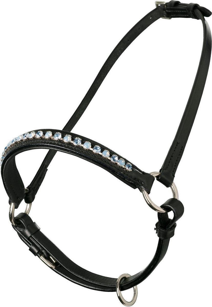 MHS Showhalster Mon Cherie Zwart/Blauw mini veulen (mt 1)
