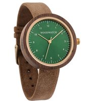 De officiële WoodWatch | Bergen Beige | Houten horloge dames