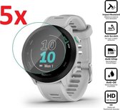 Tempered Glass Screenprotector Geschikt Voor Garmin Forerunner 55 GPS Sporthorloge - Screen Protector Ultradun Gehard Glas - Scherm Beschermer Display Schermbeschermer Beschermglas