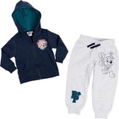 Paw Patrol - Set -  Joggingpak - Vrijetijdspak - Broek+Vest - Blauw/grijs - Katoen - Maat 98/104