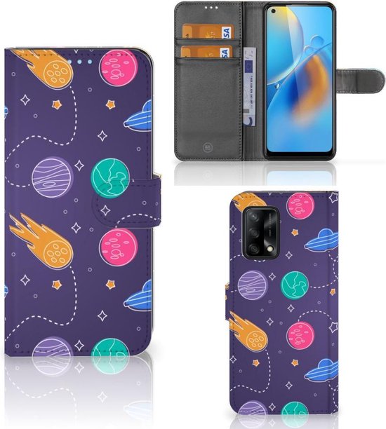 Etui pour smartphone OPPO A74 4G Etui à rabat Wallet Space
