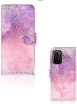 Telefoonhoesje Poco F3 | Xiaomi Mi 11i Flipcase Pink Purple Paint