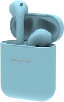 SOMOSTEL - Draadloze Bluetooth Oordopjes - In Ear - Geschikt voor Apple Iphone - Blauw