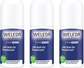 3x Weleda Roll-On Deodorant Men 24h 50 ml