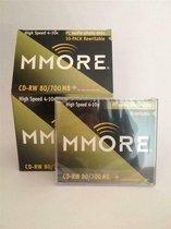 4x MMore CD-RW 10 pack  ( 40 stuks samne)