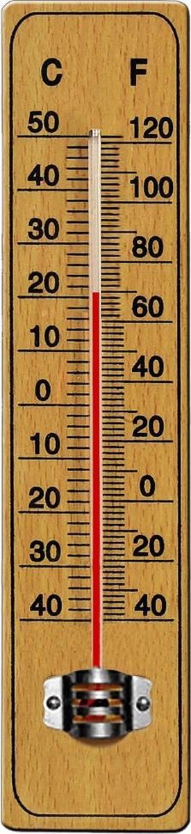 En bois thermomètre Celsius Fahrenheit Home Serre Hangar Garage GSth 02 
