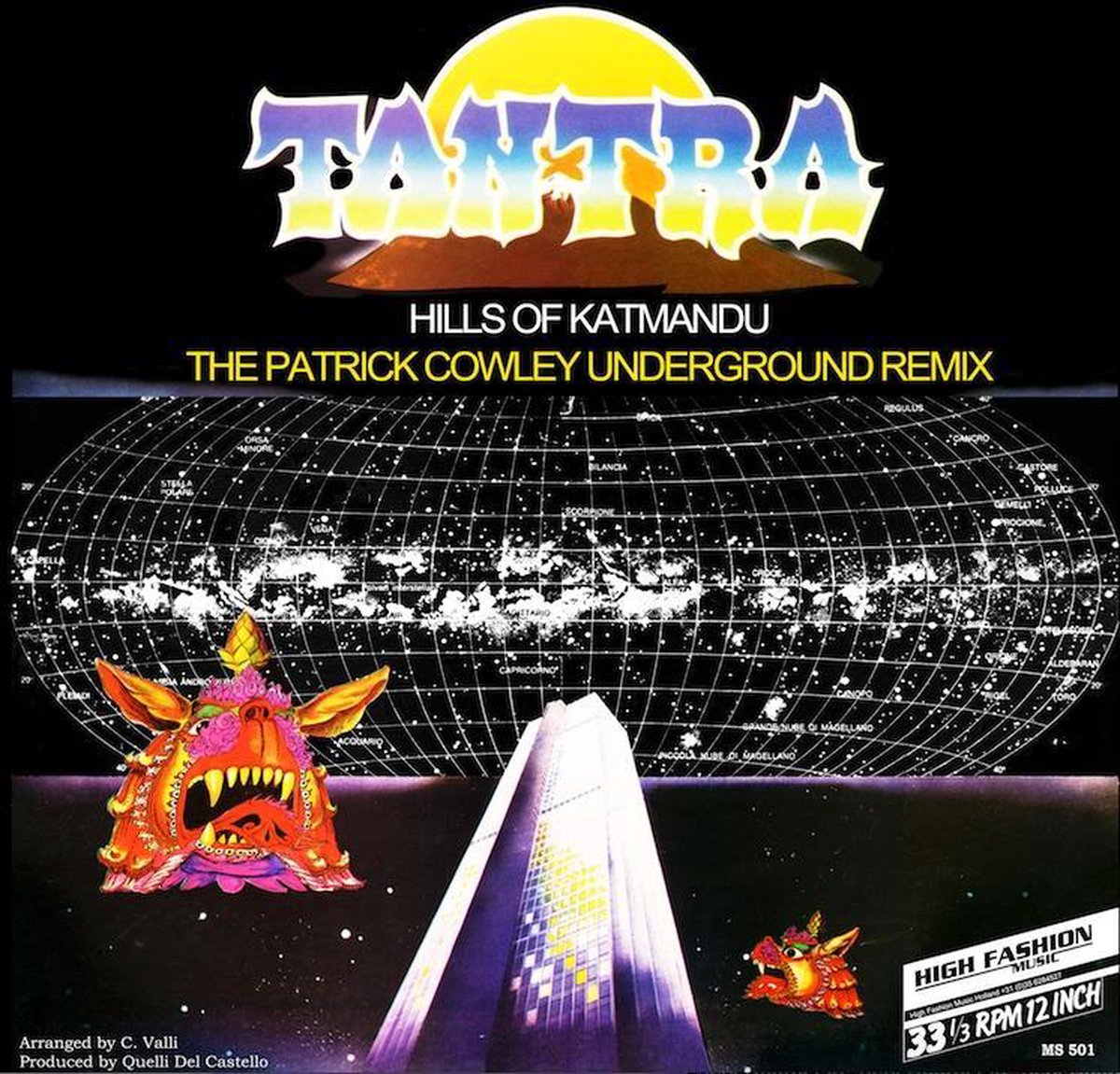 Tantra – Hills Of Katmandu (Patrick Cowley & Jurgen Koppers Mixes) 12″