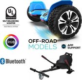 Gyroor G2| Hoverboard met Hoverkart |8.5 Inch Wielen | Oxboard | Elektrische Step Alternatief | Blauw