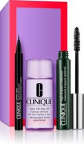 Clinique High Impact mascara geschenkset - Mascara in Black 7ml+ Take The Day Off™ Makeup Remover For Lids, Lashes & Lips 30ml + Pretty Easy™ Liquid Eyelining Pen in Black 0.34g