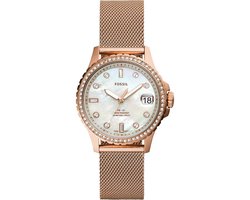 Fossil FB-01 ES4999 Horloge - Staal - Rosékleurig - Ø 36 mm