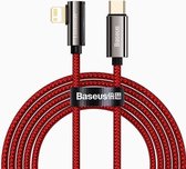 Baseus Legend Series USB-C naar Apple Lightning Kabel 20W Rood 2M