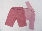 petit Bateau , kledingset ,meisje, rose, lange broek + tshirt lange mouw , 18 maand 81