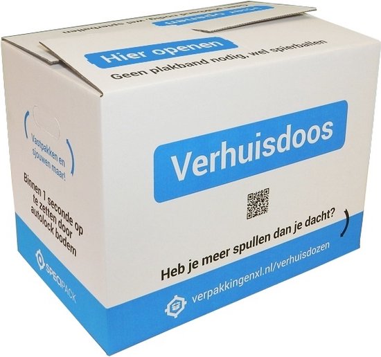 Verhuisbox Solid 2.0 - 75 kg - dubbelgolf - 10 stuks