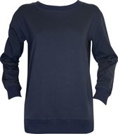 MAGIC Bodyfashion Lounge Sweater Vrouwen Loungewear trui - Navy Blue - Maat XXL
