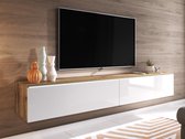 Mobistoxx Tv-meubel Dubai, TV kast Wotan Eik / wit, tv meubel 180cm