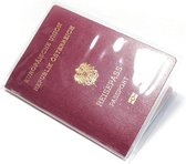 1 stuk - Transparant Paspoorthoesje / Paspoort Etui - type Basic
