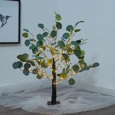 Kunstmatige Eucalyptus plant Lamp Decoratie - leuk voor met kerstmis - voor woonkamer en slaapkamer-LED lamp-Werkt Op Batterijen