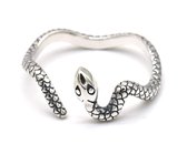 Ring met Slang - 925 Sterling Zilver - One Size