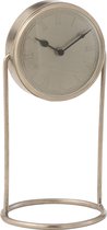 J-Line Klok Retro Ijzer Zilver Large