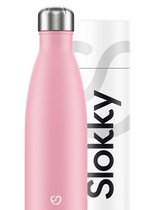 Slokky - Pastel Pink Thermosfles & Drinkfles - 500ml