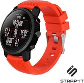 Siliconen Smartwatch bandje - Geschikt voor  Xiaomi Amazfit Pace silicone band - rood - Strap-it Horlogeband / Polsband / Armband