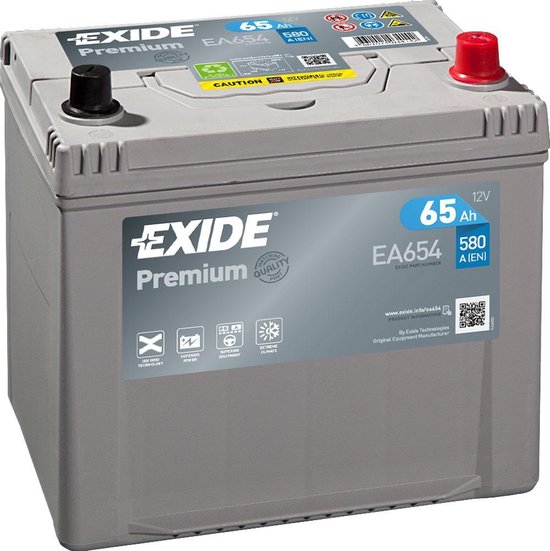 Аккумулятор exide premium ea654