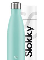 Slokky - Pastel Green Thermosfles & Drinkfles - 500ml