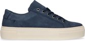 Manfield - Heren - Navy nubuck sneakers - Maat 43