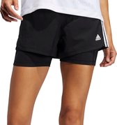 adidas 3-Stripes Pacer Sportbroek - Maat L  - Vrouwen - zwart - wit
