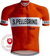Retro Wielershirt San Pellegrino Oranje - REDTED (4XL)