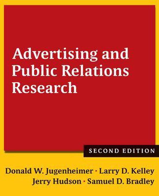Advertising and Public Relations Research - cover