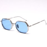 BUGOLINI® IGNACIO - Designer zonnebril voor mannen - Gepolariseerd - Ogen Zichtbaar - Blauw