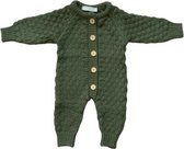 Li-Leigh Olive Knitted Jumpsuit, gebreid boxpakje, kleur: donkergroen, maat: 74