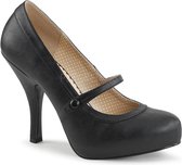 Pleaser Pink Label Pumps -42 Shoes- PINUP-01 Paaldans schoenen Zwart