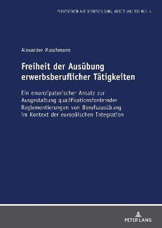 Perspektiven Auf Berufsbildung, Arbeit Und Technik- Freiheit ... - cover