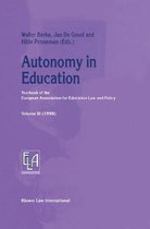 Yearbook of the European Association for Education Law and Policy- Autonomy in Education