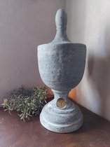 Brynxz - Goblet Classic - Pot met deksel - Bloempot - Industrial Vintage - Ø17cm - Hoogte 38cm