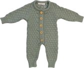 Li-Leigh Honeydew Knitted Jumpsuit, gebreid boxpakje, kleur: licht grijsgroen, maat: 80