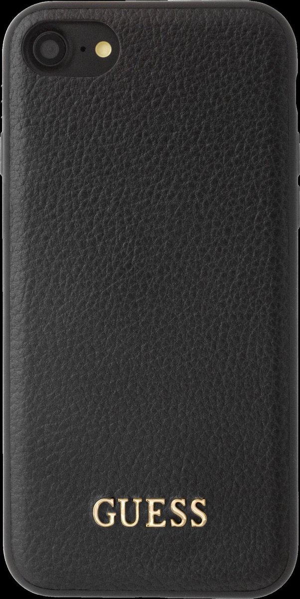 Guess Iridescent backcover hoesje voor iPhone 6 / 6s / 7 / 8 / SE (2020/2022) - Zwart