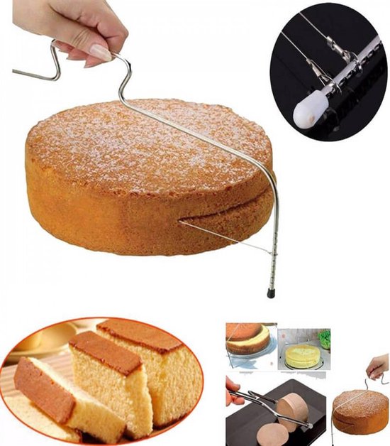 Trancheuse à gâteau - Coupe-gâteau - Cutter - Scie à gâteau - Scie à gâteau  - Gâteau -... | bol