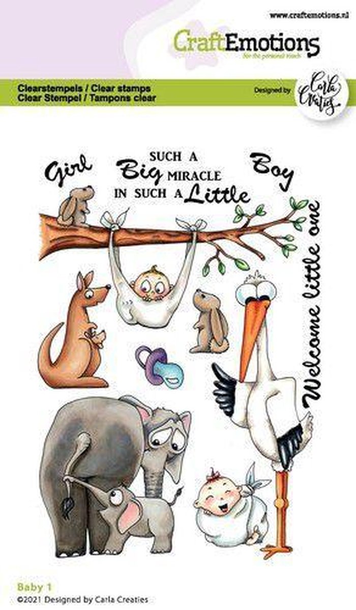 Clearstamps A6 - Baby 1 Carla Creaties